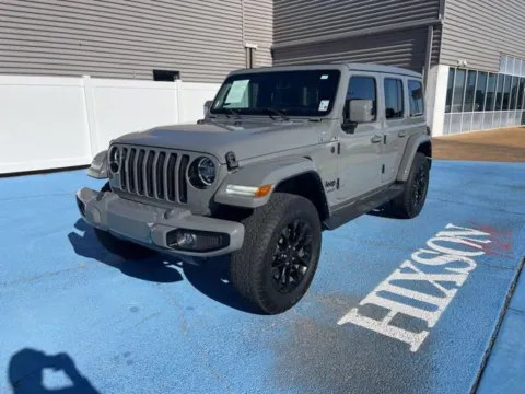 Gray 2021 Jeep Wrangler Unlimited Sahara High Altitude for sale in Alexandria, LA