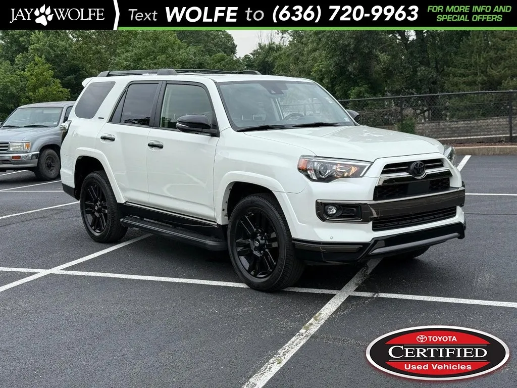 White 2021 Toyota 4Runner Nightshade for sale in Ballwin, MO