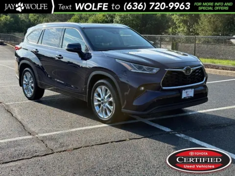 Blue 2021 Toyota Highlander Limited for sale in Ballwin, MO