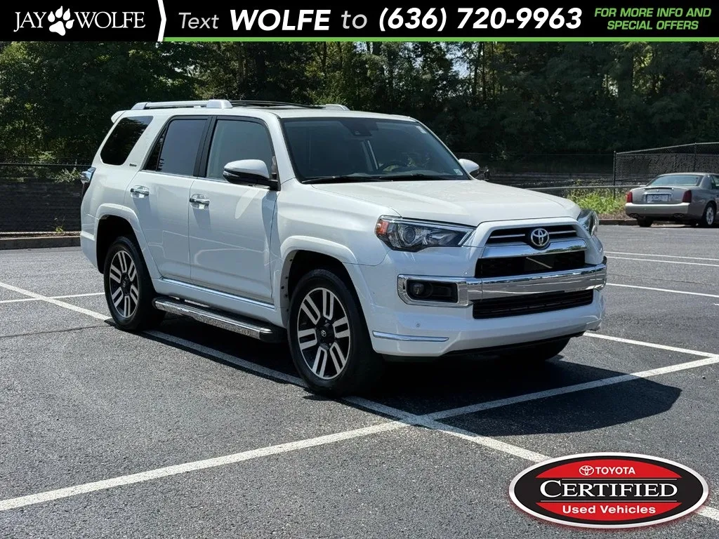 White 2020 Toyota 4Runner Limited for sale in Ballwin, MO