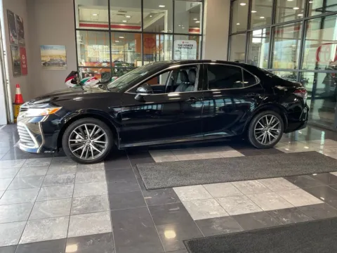 Another view of 2021 Toyota Camry Hybrid XLE for sale in Kansas City, MO at Jay Wolfe Toyota