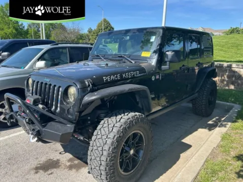 Black 2014 Jeep Wrangler Unlimited Rubicon for sale in Kansas City, MO
