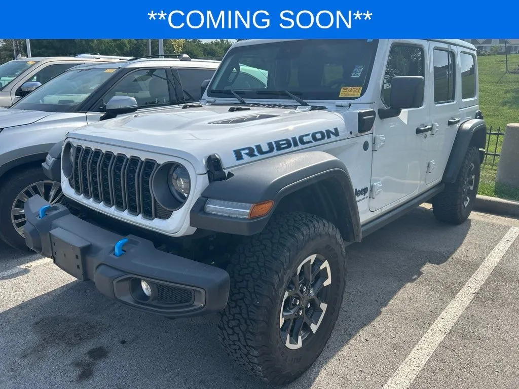 White 2025 Jeep Wrangler Rubicon 4xe for sale in Kansas City, MO