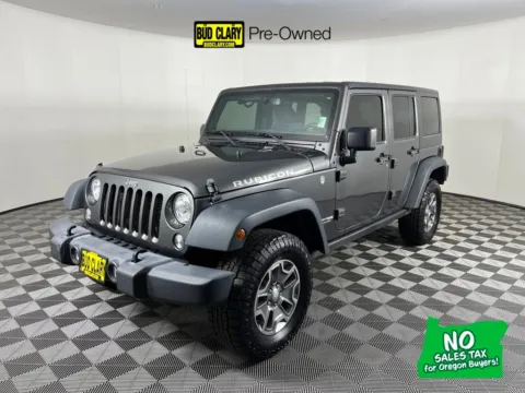 Gray 2018 Jeep Wrangler JK Unlimited Rubicon for sale in Longview, WA