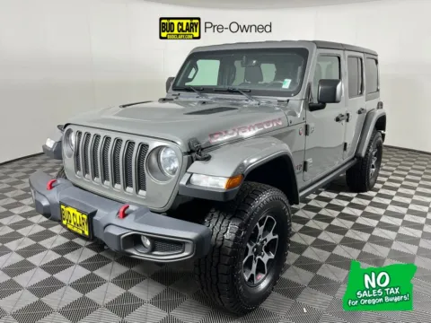 Gray 2018 Jeep Wrangler Unlimited Rubicon for sale in Longview, WA