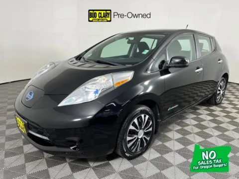 Black 2013 Nissan Leaf S for sale in Longview, WA