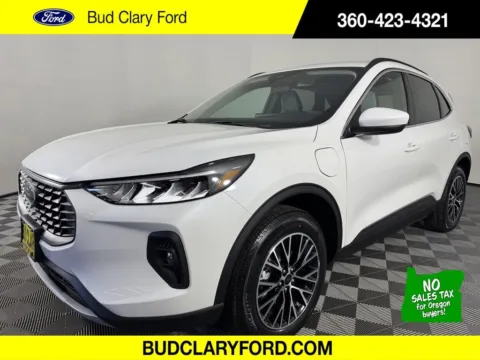 White 2025 Ford Escape Plug-In Hybrid for sale in Longview, WA