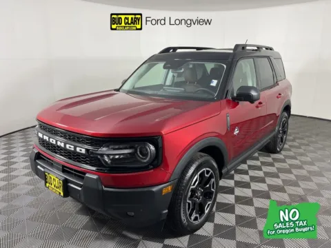 Red 2025 Ford Bronco Sport Outer Banks for sale in Longview, WA