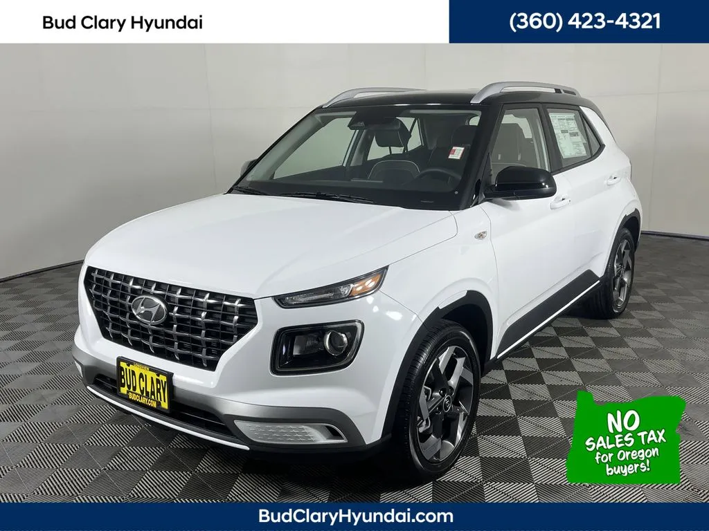White 2026 Hyundai Venue SEL for sale in Longview, WA