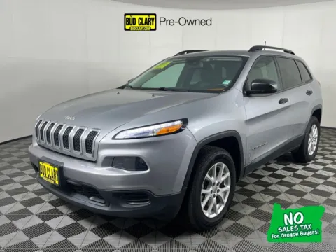 Silver 2017 Jeep Cherokee Sport for sale in Longview, WA