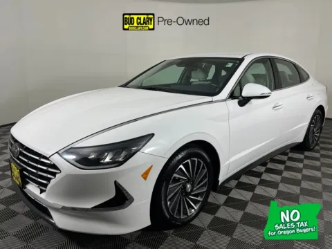 White 2023 Hyundai Sonata Hybrid SEL for sale in Longview, WA