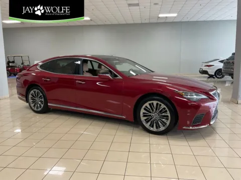 Red 2021 Lexus LS 500 for sale in Overland Park, KS