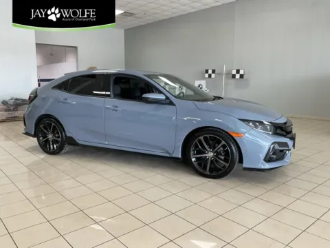 Gray 2021 Honda Civic Hatchback Sport for sale in Overland Park, KS