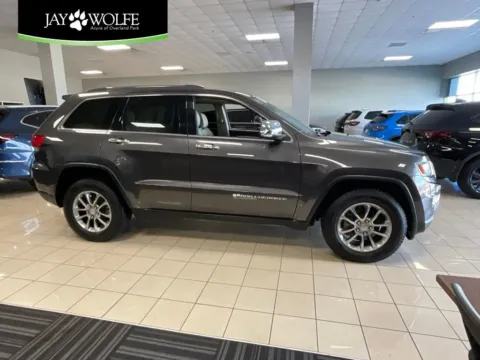 Gray 2014 Jeep Grand Cherokee Limited for sale in Overland Park, KS