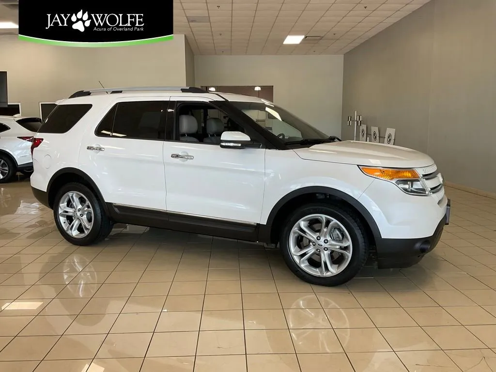 White 2015 Ford Explorer Limited for sale in Overland Park, KS