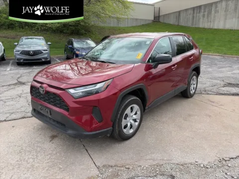 Red 2025 Toyota RAV4 LE for sale in Overland Park, KS