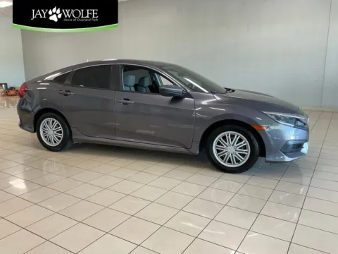 Gray 2016 Honda Civic Sedan LX for sale in Overland Park, KS