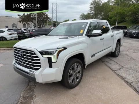 White 2024 Toyota Tundra Capstone Hybrid for sale in Overland Park, KS