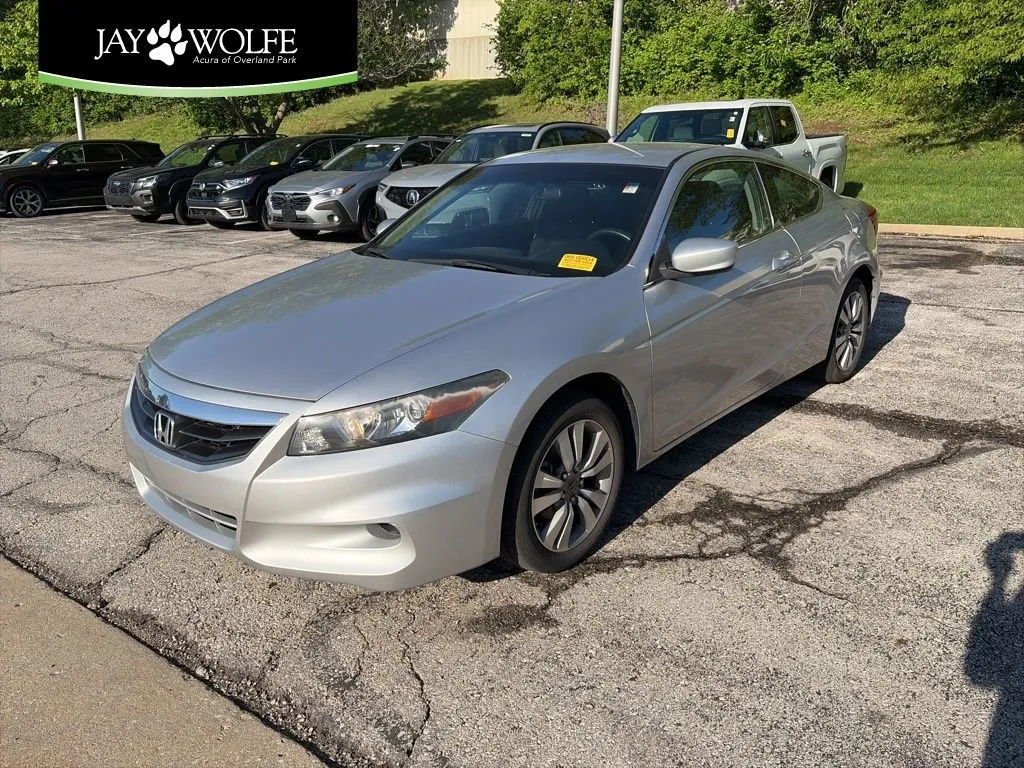 Silver 2012 Honda Accord Cpe LX-S for sale in Overland Park, KS