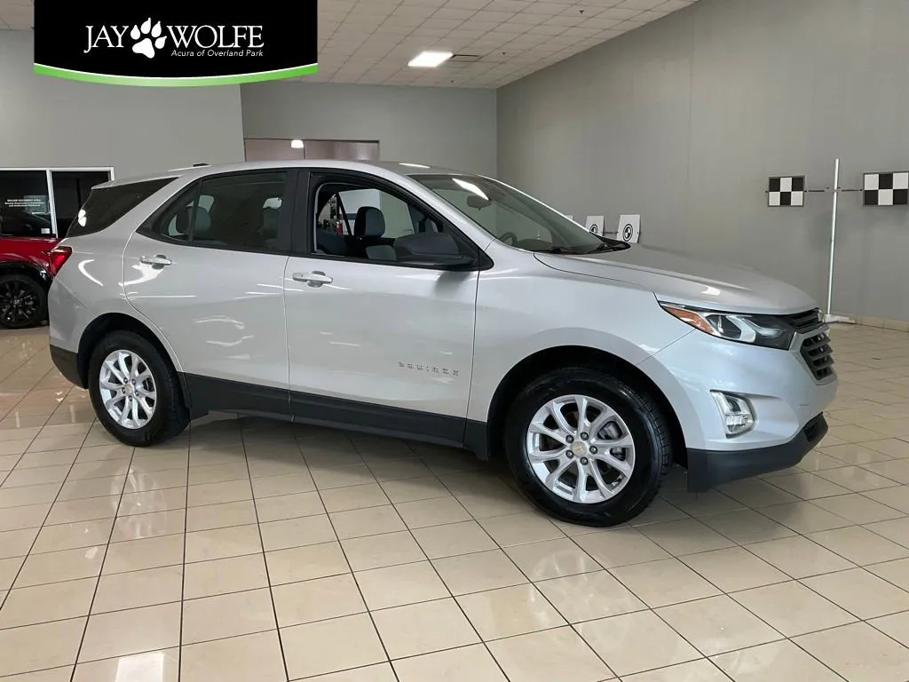 Silver 2021 Chevrolet Equinox LS for sale in Overland Park, KS
