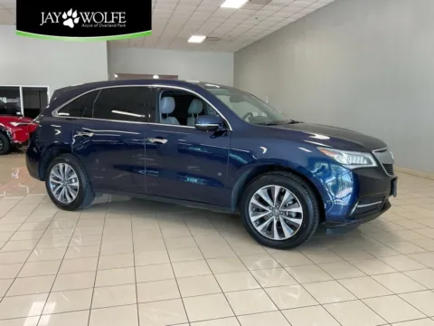 Blue 2015 Acura MDX Tech/Entertainment Pkg for sale in Overland Park, KS