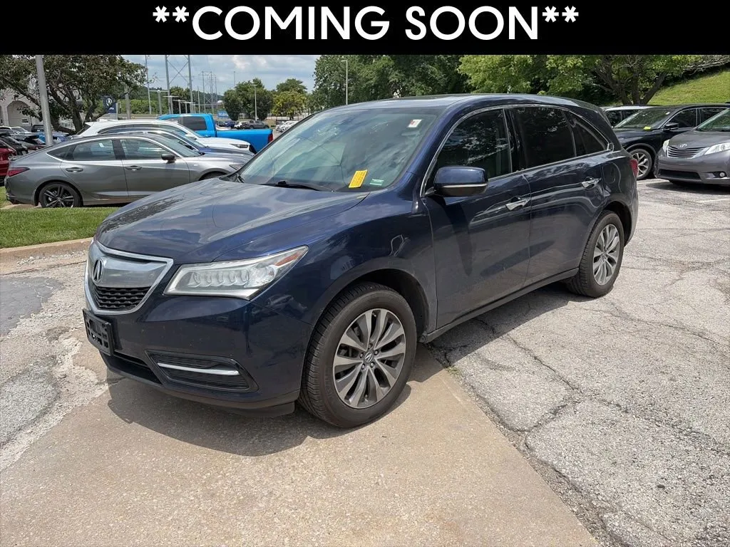 Blue 2015 Acura MDX Tech/Entertainment Pkg for sale in Overland Park, KS
