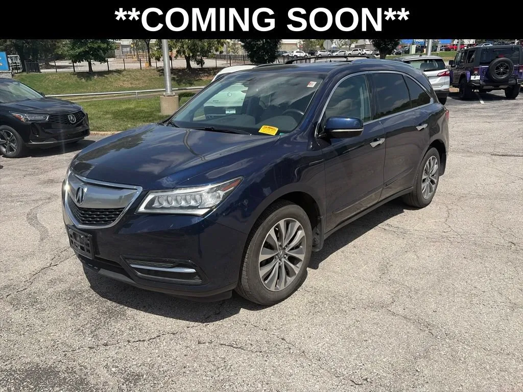 Blue 2015 Acura MDX Tech Pkg for sale in Overland Park, KS