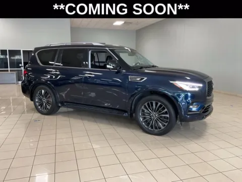 Blue 2021 INFINITI QX80 PREMIUM SELECT for sale in Overland Park, KS