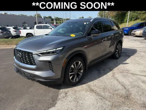 Gray 2023 INFINITI QX60 LUXE for sale in Overland Park, KS