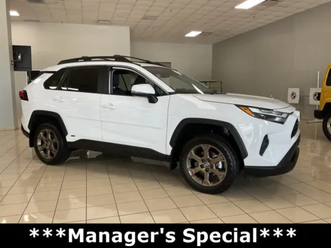 White 2023 Toyota RAV4 Hybrid Woodland for sale in Overland Park, KS