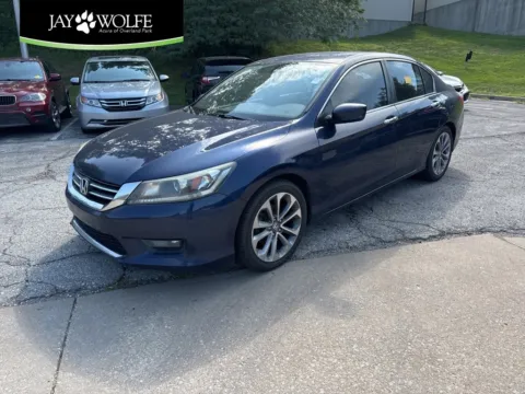 Blue 2015 Honda Accord Sedan Sport for sale in Overland Park, KS