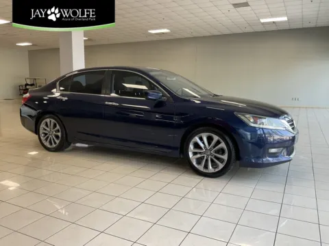 Blue 2015 Honda Accord Sedan Sport for sale in Overland Park, KS