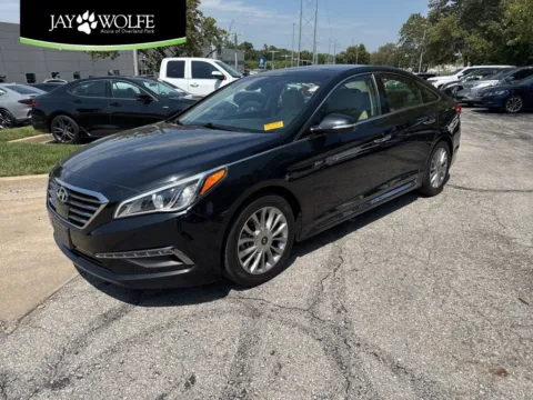 Black 2015 Hyundai Sonata 2.4L Limited for sale in Overland Park, KS