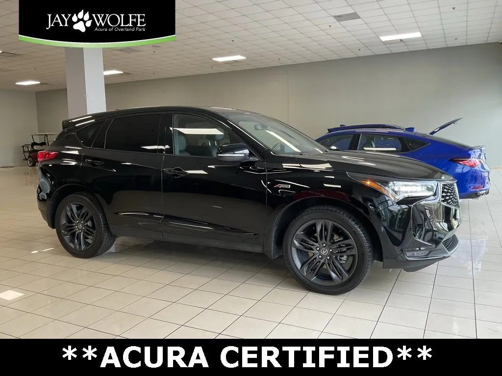 Black 2023 Acura RDX w/A-Spec Package for sale in Overland Park, KS