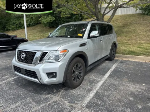 Silver 2017 Nissan Armada Platinum for sale in Overland Park, KS
