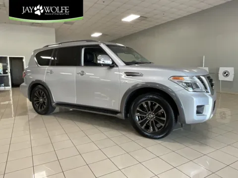 Silver 2017 Nissan Armada Platinum for sale in Overland Park, KS