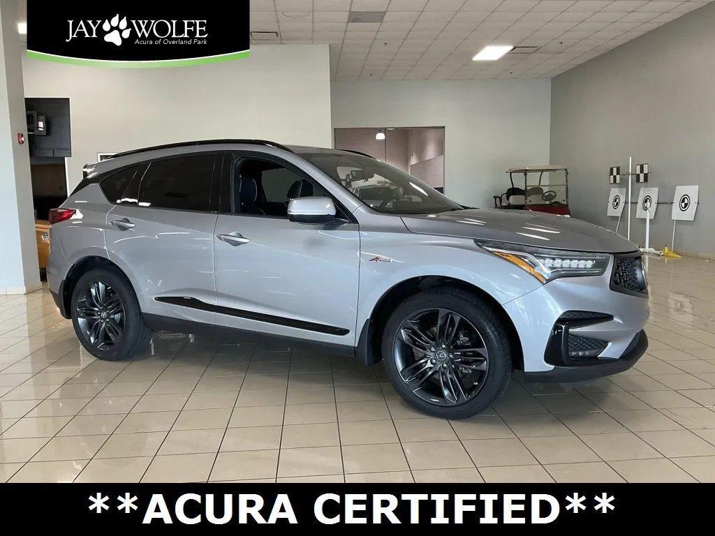 Silver 2020 Acura RDX w/A-Spec Pkg for sale in Overland Park, KS