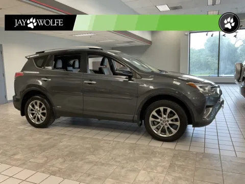 Red 2016 Toyota RAV4 Hybrid Limited for sale in Kansas City, MO