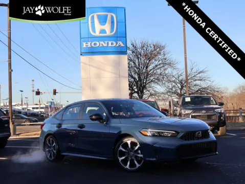 Blue 2026 Honda Civic Sedan Hybrid Sport Touring for sale in Kansas City, MO