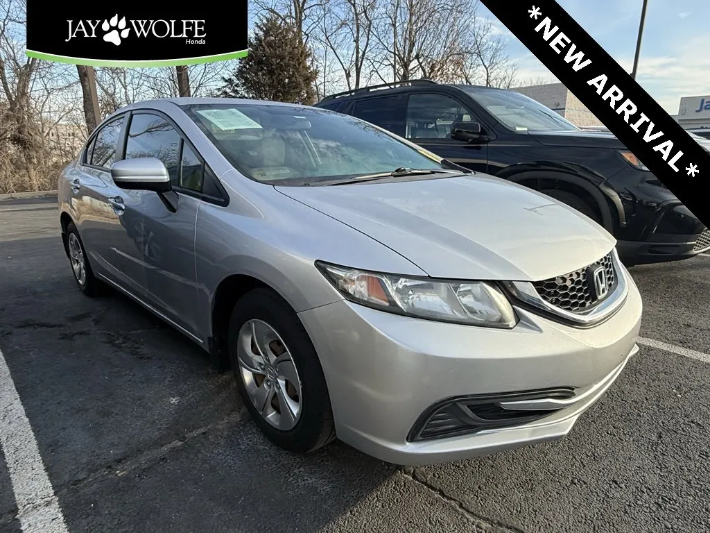 Silver 2015 Honda Civic Sedan LX for sale in Kansas City, MO