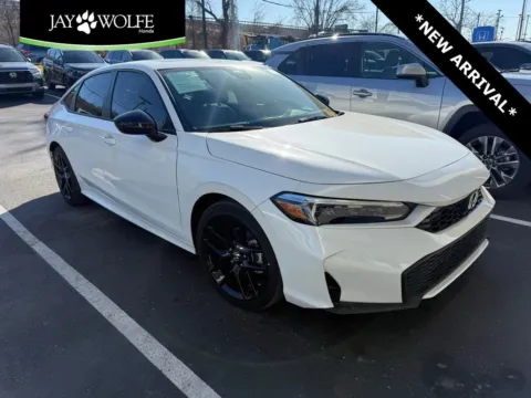 White 2025 Honda Civic Sedan Hybrid Sport for sale in Kansas City, MO