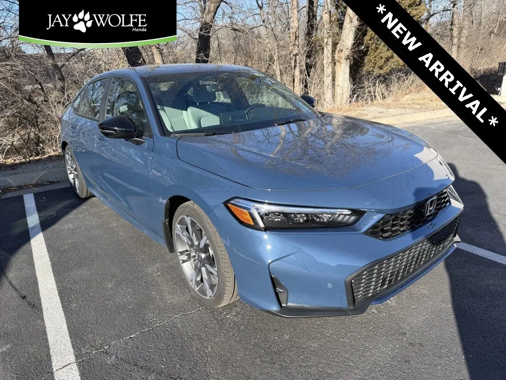 Blue 2026 Honda Civic Sedan Hybrid Sport Touring for sale in Kansas City, MO