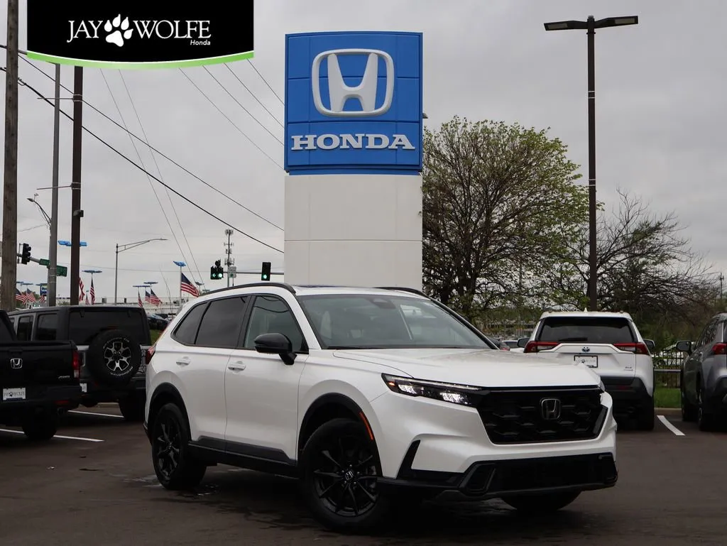 White 2026 Honda CR-V Hybrid Sport-L for sale in Kansas City, MO