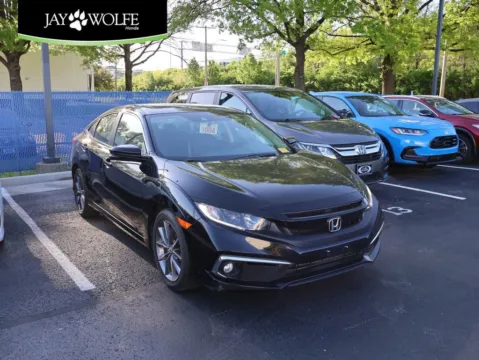 Black 2020 Honda Civic Sedan EX-L for sale in Kansas City, MO