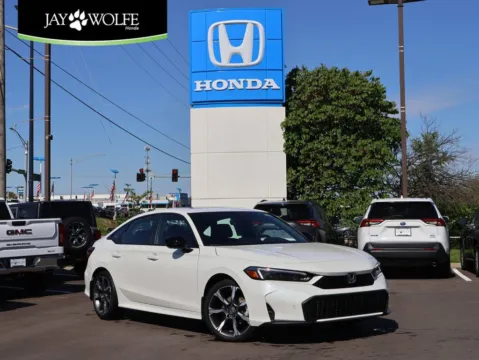 White 2026 Honda Civic Sedan Hybrid Sport Touring for sale in Kansas City, MO