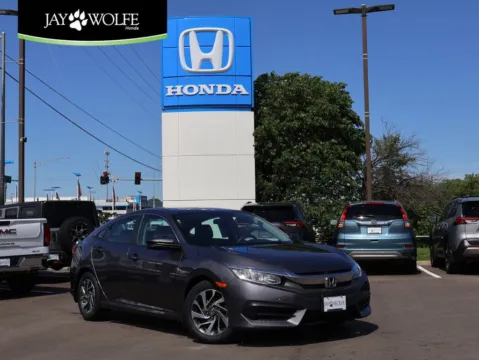 Gray 2018 Honda Civic Sedan EX for sale in Kansas City, MO