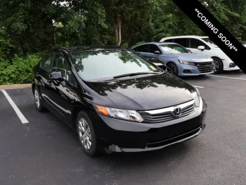 Black 2012 Honda Civic Sdn LX for sale in Kansas City, MO