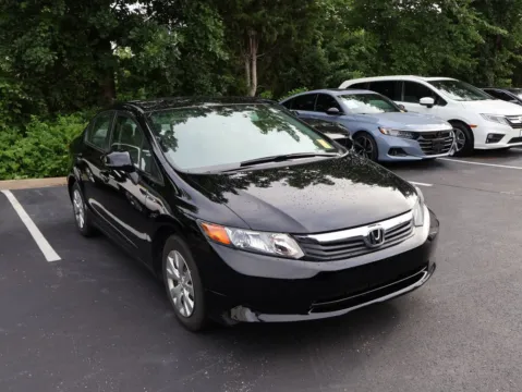 Black 2012 Honda Civic Sdn LX for sale in Kansas City, MO