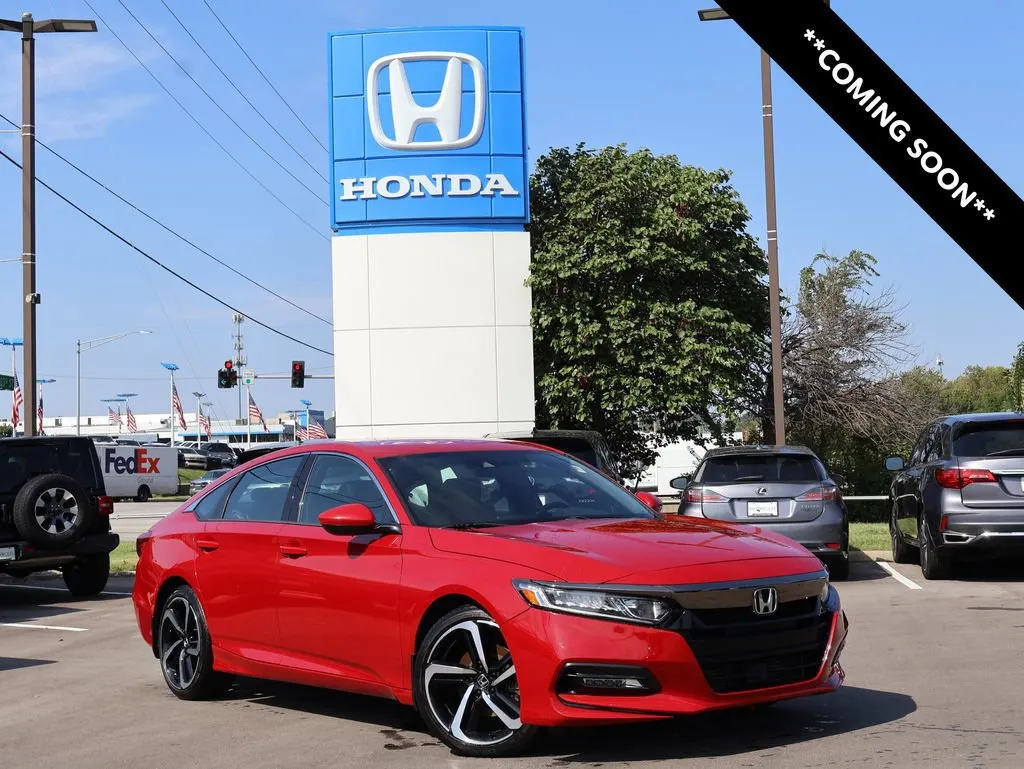 Red 2018 Honda Accord Sedan Sport 1.5T for sale in Kansas City, MO