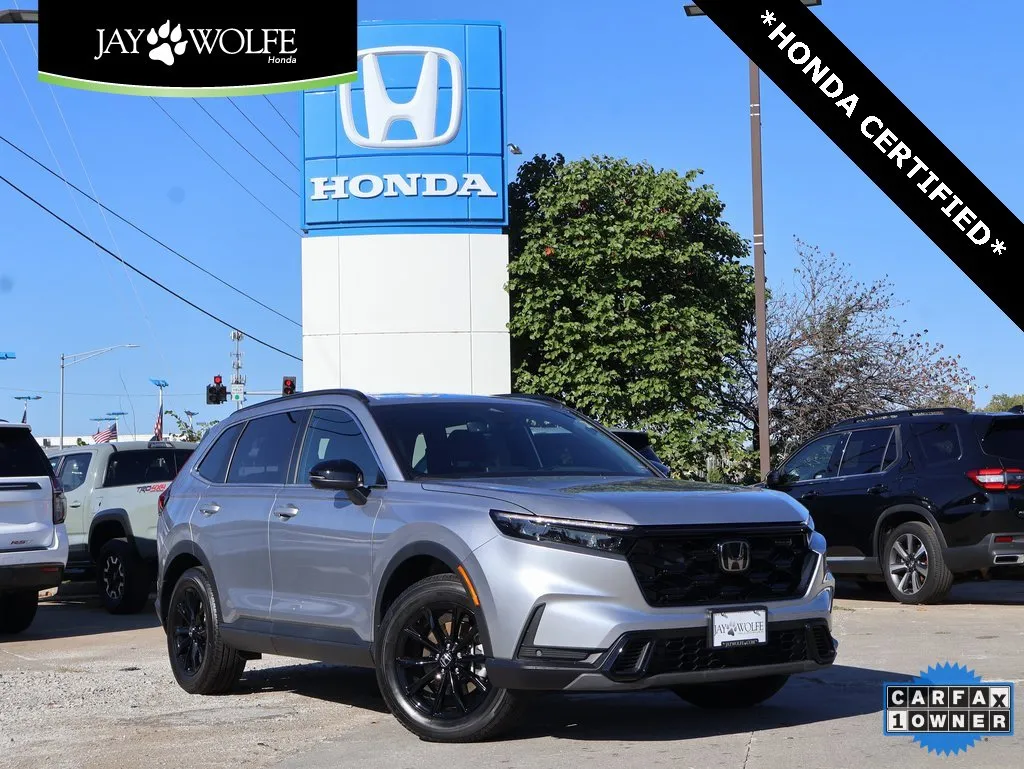 Silver 2024 Honda CR-V Hybrid Sport-L for sale in Kansas City, MO